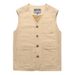 Plus Größe 7XL 8XL Weste Männer Frühling Casual Herren Weste Baumwolle Atmungsaktive Weste Männer Multi-taschen Kragen Angeln Weste_voghion.com