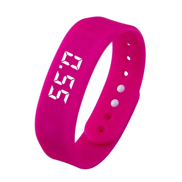 T5 Wristband Fiess IP65 Waterproof Men Women Sport Led Activity Sleep Tracker Smart Watch Bracelet Passometer_voghion.com