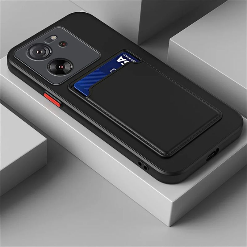 Silikonhülle Xiaomi 13T 12T 11T 10T 9T Pro Funda für Mi 14 13 12 11 Lite 5G NE Ultra Karten-Geldbörsentasche Telefonabdeckung_voghion.com