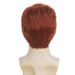 Parrucca sintetica con clip, moda uomo, arancione scuro, soffice, naturale, capelli corti, parrucca in fibra chimica, seta ad alta temperatura_voghion.com