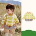Baby Feeding Bib With Full-Coverage Protection – Waterproof & Stain-Resistant Smock For Messy Eaters (1-4 Years, Striped Design, Adjustable Fit)_voghion.com