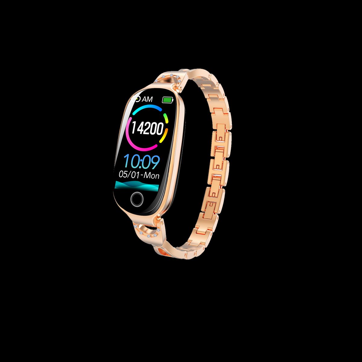 F81 Orologio sportivo alla moda da donna con cinturino intelligente_voghion.com