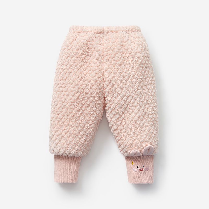 Baby-Thermohosen, Herbst und Winter, Kleinkinder tragen dünne Baumwollhosen, dicke Winterkleidung für Männer und Frauen, offene Baumwollhosen, Kinderhosen_voghion.com
