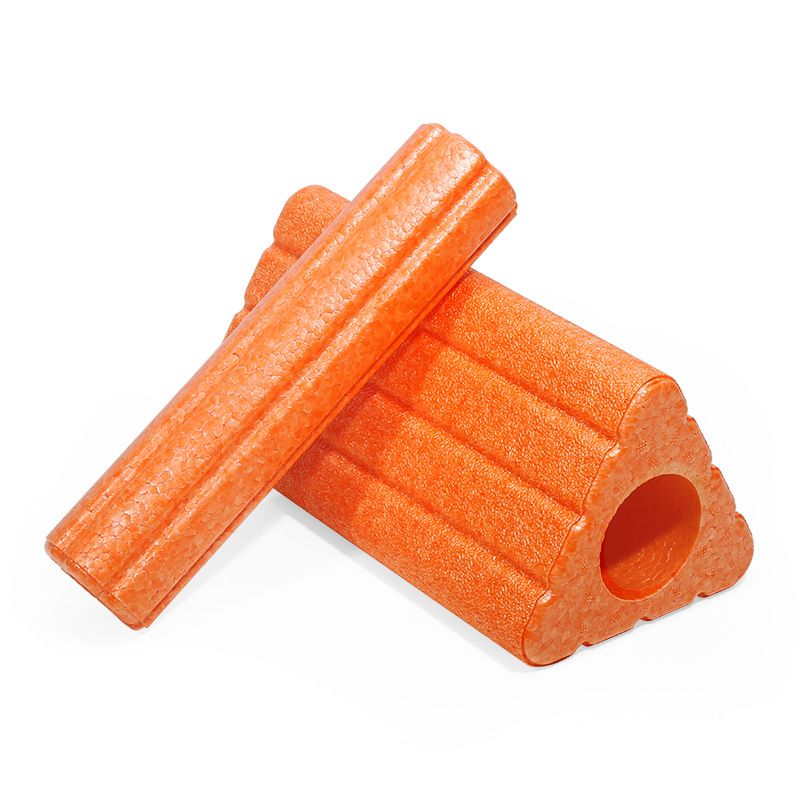 Yoga Triangle Block Foam Ankle Muscle Relaxation Wolf Tooth Stick 2-in-1 Shoulder And Neck Massage Roller_voghion.com
