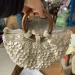 Designer NEUE Handgemachte Schwere Industrie Perle Handtasche Bestickt Strass Perle Diagonal Totes frauen Hochzeit Party_voghion.com