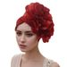 Foulard musulmano Strato d'aria lato grande cappello a forma di fiore Cappello indiano Cappello musulmano testa a chignon_voghion.com