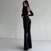 Minimalist Style Sexy Hollow Out with Slim Fit Hip Wrap Backless Lace Up Micro Flared Pants High Elasticity Jumpsuit_voghion.com