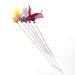 Retractable New Mint Five-Pointed Star Round Ball Feather Teaser Wand Extended Durable Cat Toy_voghion.com
