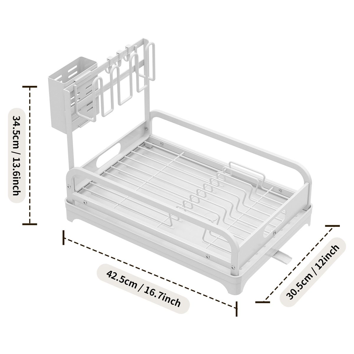 kitchen dish rack draining rack dish sink side tableware storage rack Cup rack tableware dish rack_voghion.com