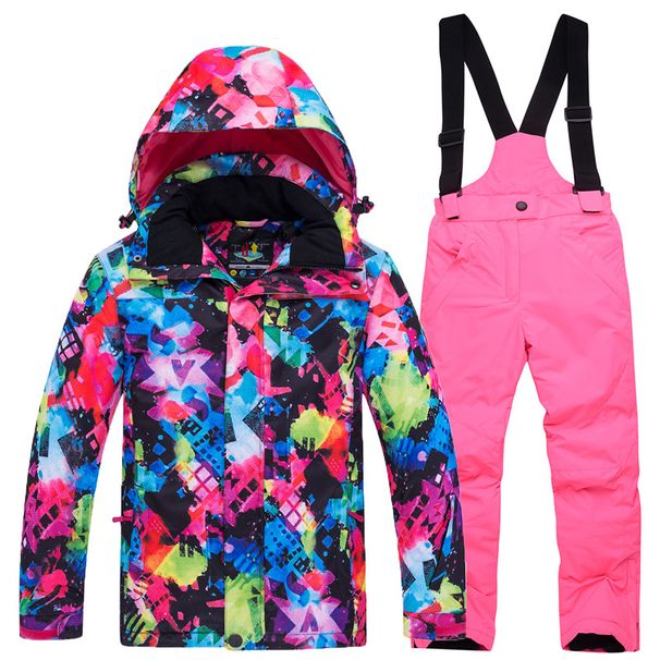 Schneeanzug-Set für Mutter und Kind – wasserdichte Winter-Skijacke und -hose, warm isoliertes Schnee-Outfit für Outdoor-Aktivitäten (mehrere Farben)_voghion.com
