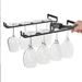 Creative Wine Display Storage Draining Organizer Hanging Glass Cup Rack_voghion.com