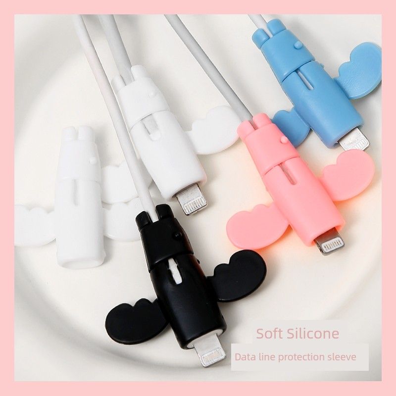 Little Angel Anti-Break Mobile Phone Neutral Student Data Cable_voghion.com