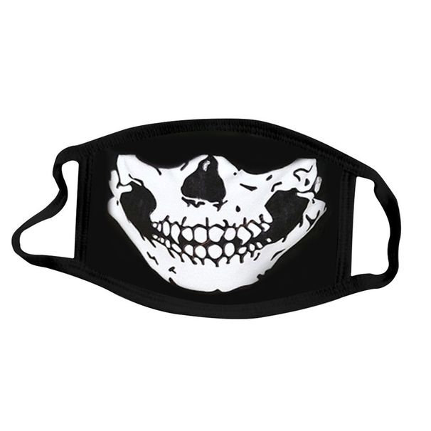 Halloween Adult Cloth Customizable With Filter Insert Dustproof Printed Cotton Mask_voghion.com
