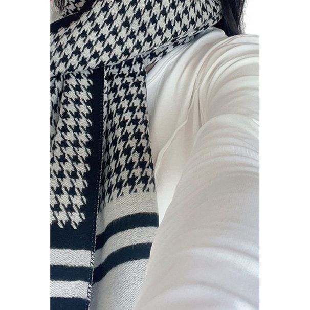 Sciarpa versione digitale da tavolo stampata cashmere stampa quadrata lunga sciarpa nastro autunno e inverno_voghion.com