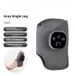 Smart Ankle Massager With Graphene Heating & Vibration Therapy - Wireless Charging Foot Wrap For Joint Pain Relief (Grey/Black)_voghion.com