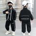 Kids Clothing Double Zipper Autumn Suit Spring And Autumn Sports Two Piece Suit_voghion.com