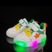 Chaussures de sport décontractées pour garçons, chaussures de planche lumineuses à semelle souple Velcro pour enfants, chaussures d'éclairage LED pour filles_voghion.com