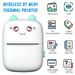 Stampante portatile mini tascabile stampante termica stampante wireless intelligente per foto immagine ufficio ricevuta etichetta nota stampa senza inchiostro con iOS Android_voghion.com