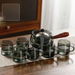 360 Rotating Teapot High Temperature Resistant Thickened New Glass Xiaoyao Tea Brewing Home Full Set_voghion.com