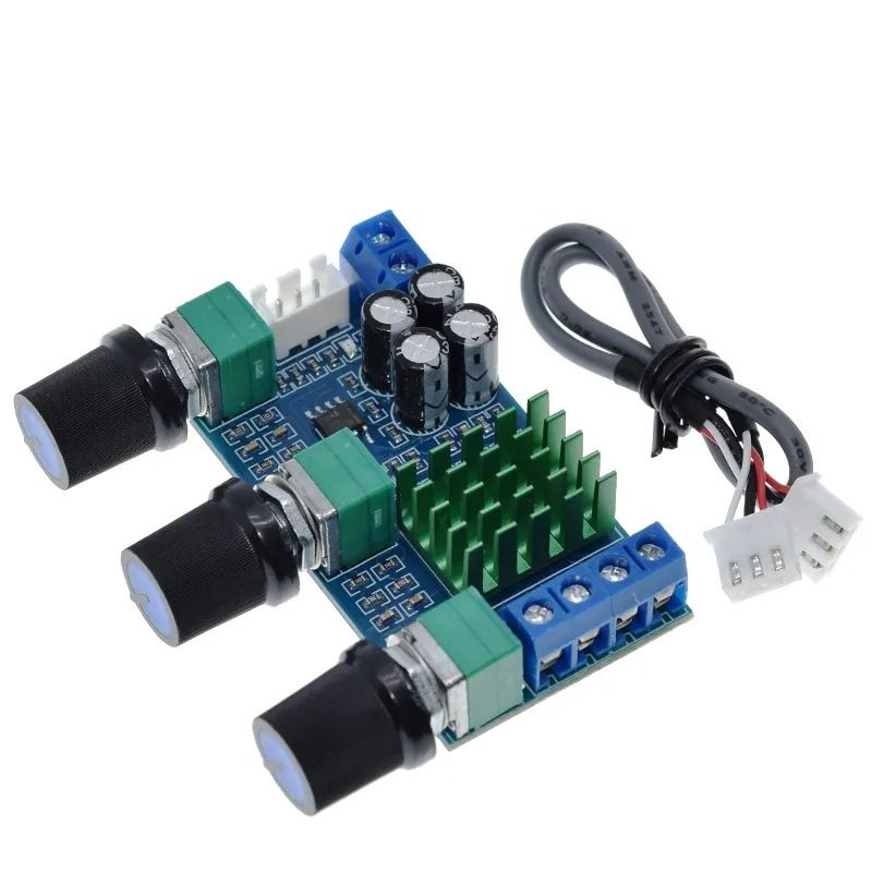 TPA3116D2 Cyfrowy wzmacniacz mocy 2.0 Moduł audio, dwukanałowy 2 * 80 W Wysoka moc, wysoki bas_voghion.com