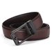 Men's Premium Leather Belt - Two-Layer Cowhide With Automatic Buckle (Business Pin & Fashion Style)_voghion.com