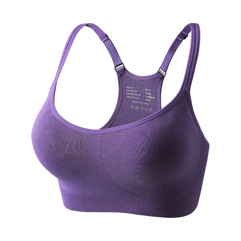 2025 New Sai Shi Yoga For Women Fitness Running Camisole Moisture-Wicking Shockproof High-Intensity Sports Bra_voghion.com