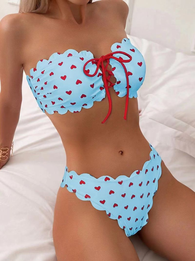 Maillot de bain deux pièces sexy en dentelle taille haute pour femme_voghion.com