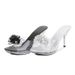 Women's Transparent Rhinestone High Heel Sandals - Summer Casual Platform Slide Slippers_voghion.com