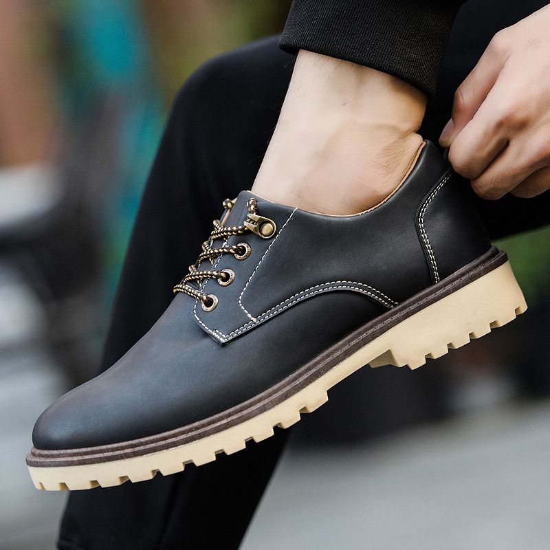 Sommer Neue Atmungsaktive Trend Mode Casual Herrenschuhe Lazy Boat Schuhe_voghion.com