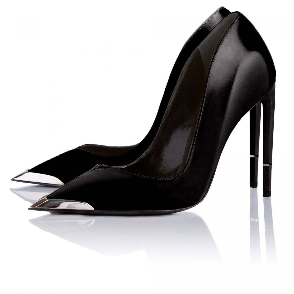 Feng Banquet Single For Women, Stiletto Shallow Mouth, Metal Pointed Toe, High Heels, Guangzhou High-End Women's Shoes_voghion.com