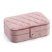 Multi-Layer Jewelry Organizer Box - Dustproof Earring & Necklace Storage Case For Home Use (Portable, Clear Lid)_voghion.com