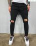 Suitable For All Seasons Bulk Discount New Men's Ripped Stretch Skinny Jeans_voghion.com