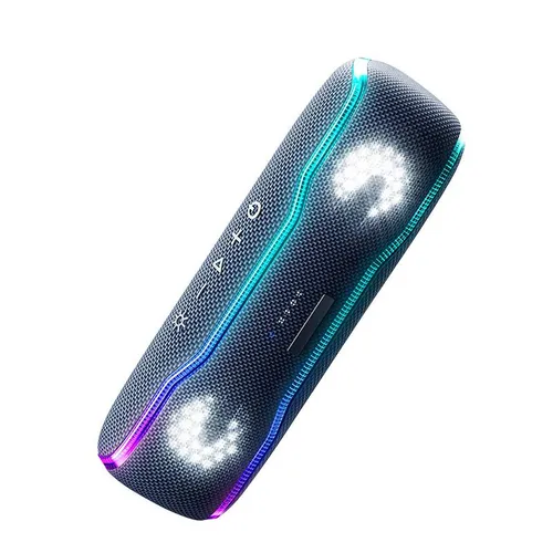 Pārnēsājams Bluetooth skaļrunis — IPX7 ūdensizturīgs ar krāsainu mirgojošu gaismu, 25 W zemfrekvences skaļruņa TWS savienošana pārī, piemērots lietošanai ārā, mājās, ballītēs, pludmalē, ceļojumos_voghion.com