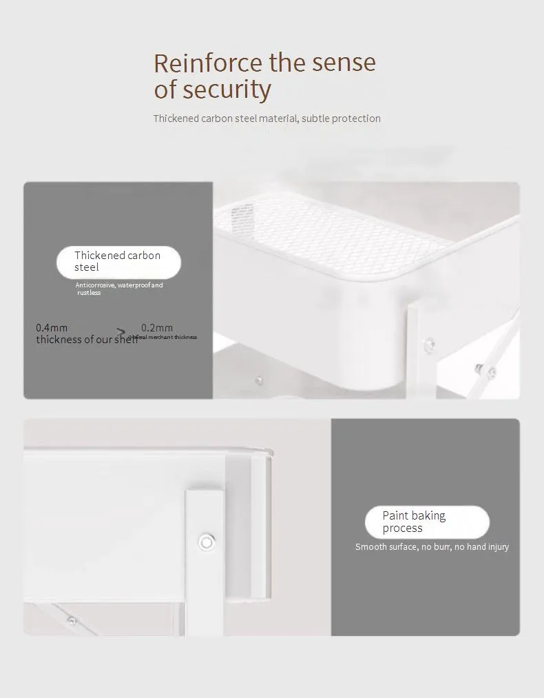 Family Organizer Mobile Trolley Floor Standing Multi Layer Folding Kitchen Rack Snack Rack Iron Bathroom Storage Rack_voghion.com