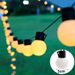 Wasserdichte LED-Lichterkette für den Außenbereich – Dimmbare Kugellampen, Schutzart IP55, Längen 10 m/20 m/50 m/100 m, ideal für Camping, Hochzeiten und Garten_voghion.com