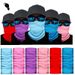 Xunyan Solid Color Series Gradient Outdoor White Blank Cycling Mask Seamless Polyester Multifunctional Magic_voghion.com