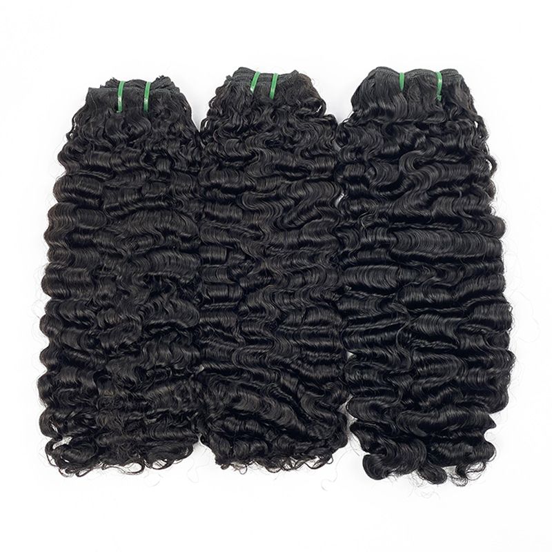 Echthaarperücke Super Double Drawn Bouncy Curly, Pissy Curly, Echthaar Curly_voghion.com