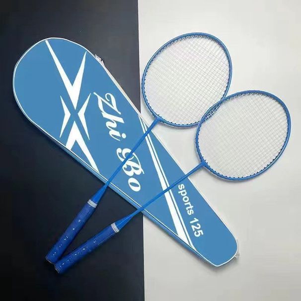 【Black Gold Sports】Badminton Single Lanwei Ultra-light Durable Type Unisex Adult Student Badminton Racket Set_voghion.com