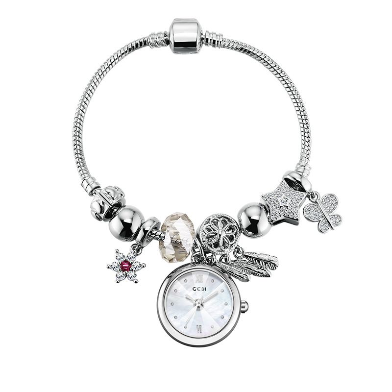 Gordy New INS Exquisite Bracelet Light Niche High-end Cartoon Pendant Quartz Orologio da donna_voghion.com