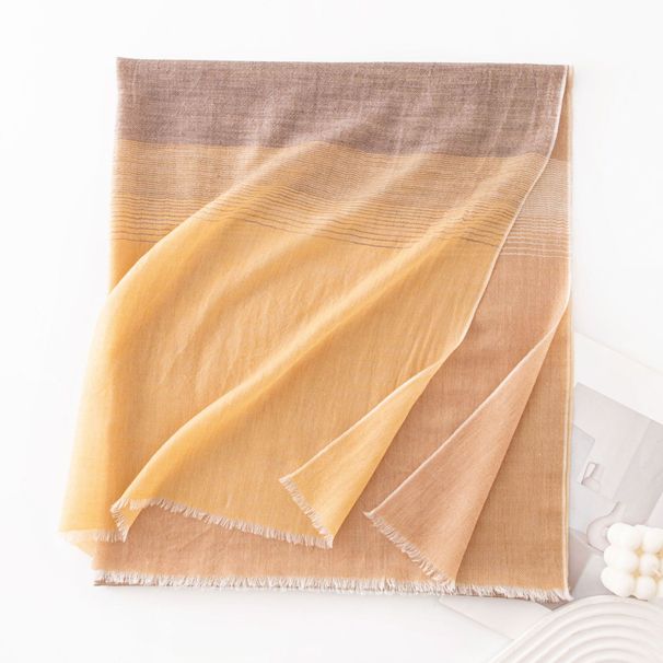 Sciarpa in lana 100% con sfumatura delicata, 25 nuovi scialli sottili con aria condizionata, regalo estivo per la mamma_voghion.com