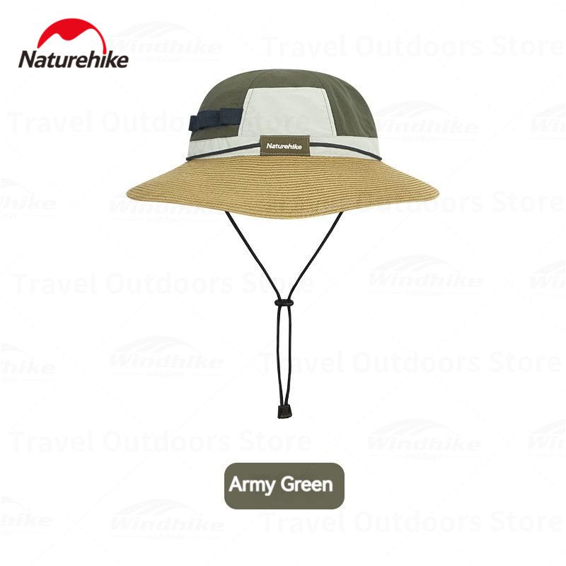 Nieuwkomers Naturehike Outdoor Hollow Knitting Fisherman 156g Lichtgewicht Zomer Mode Strohoed Kamperen Reizen Ademend_voghion.com
