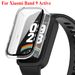 PC-Gehäuse + Glas für Xiaomi Band 9 Active, gehärtetes Glas, kratzfeste Stoßstangen-Schutzhülle für XiAOMI Smart Band 9 Active-Gehäuse_voghion.com