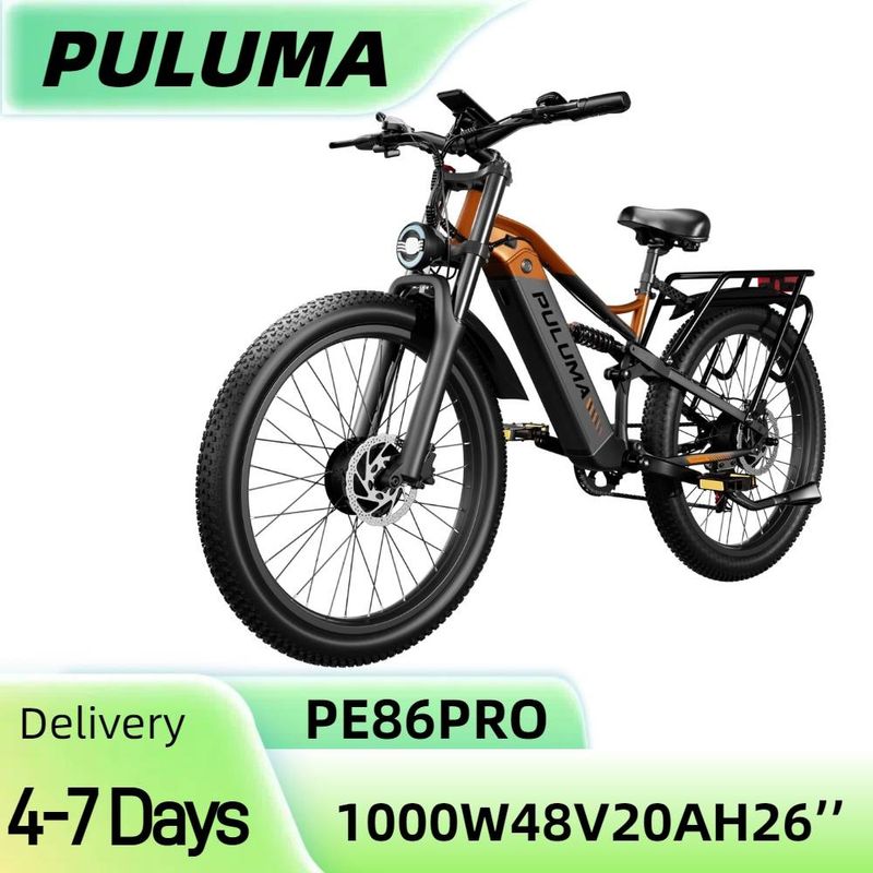 Electric Bike PULUMA PE86 Pro With Dual Motor And 48V 20Ah Battery_voghion.com