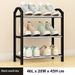 Modular Steel Shoe Rack – 3/4/5-Tier Adjustable Entryway Organizer (Easy Assembly, Space-Saving, Multi-Purpose)_voghion.com