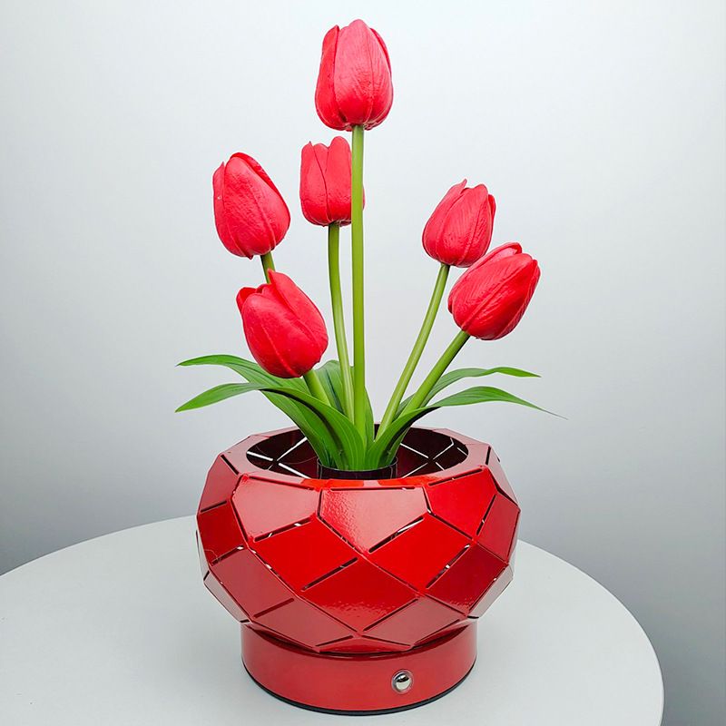 New Desk Lamp Tulip Nightlight Atmosphere Bedroom Bedlight Companion Light Wedding Gift for Newlyweds_voghion.com