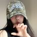 Retro Camouflage Baseball Cap Men's Spring And Summer Large Head Circumference Face Small Hat Women's Duckbill Cap Women's_voghion.com