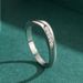 Tancise Anello in argento con zirconi classici Gioielli da donna Promessa di nozze Regalo per feste_voghion.com