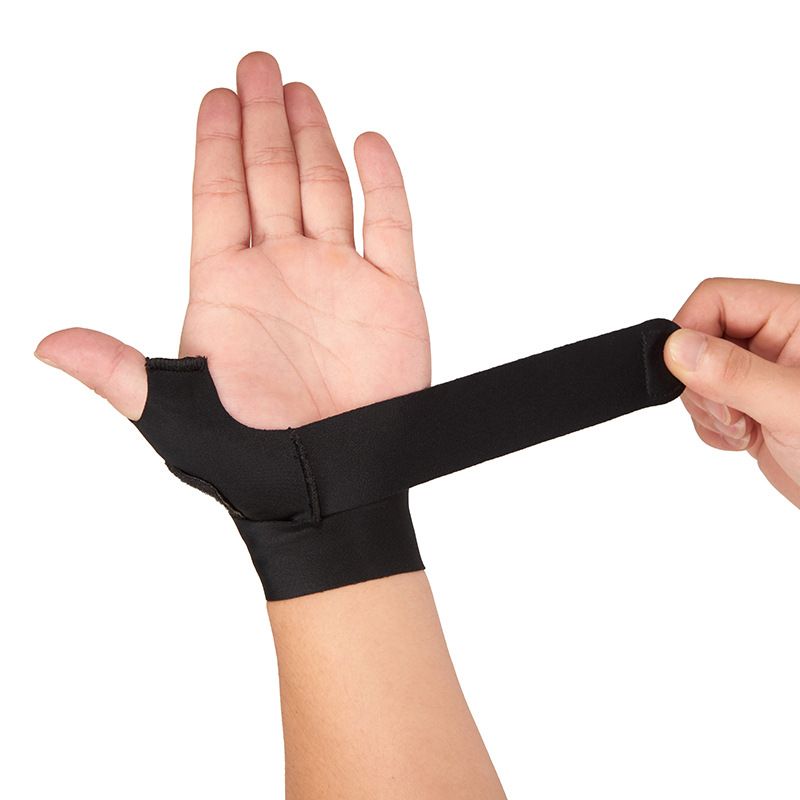 Ultra-Thin Thumb Wrap Compression Fixator Sleeve Billiard Wrist Guard Support Correction Band_voghion.com