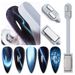 Double-Head Thickened Nail Magnet For Cat Eye Gel - Flower Design | Crystal Cat Eye & Lightning Multi-Functional Magnet_voghion.com