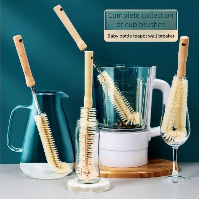 Mixer für Sojamilchbereiter, Toter Winkel, Babyflasche, 360-Grad-Reinigungswerkzeug, Haushalts-Tassenbürste mit langem Griff_voghion.com